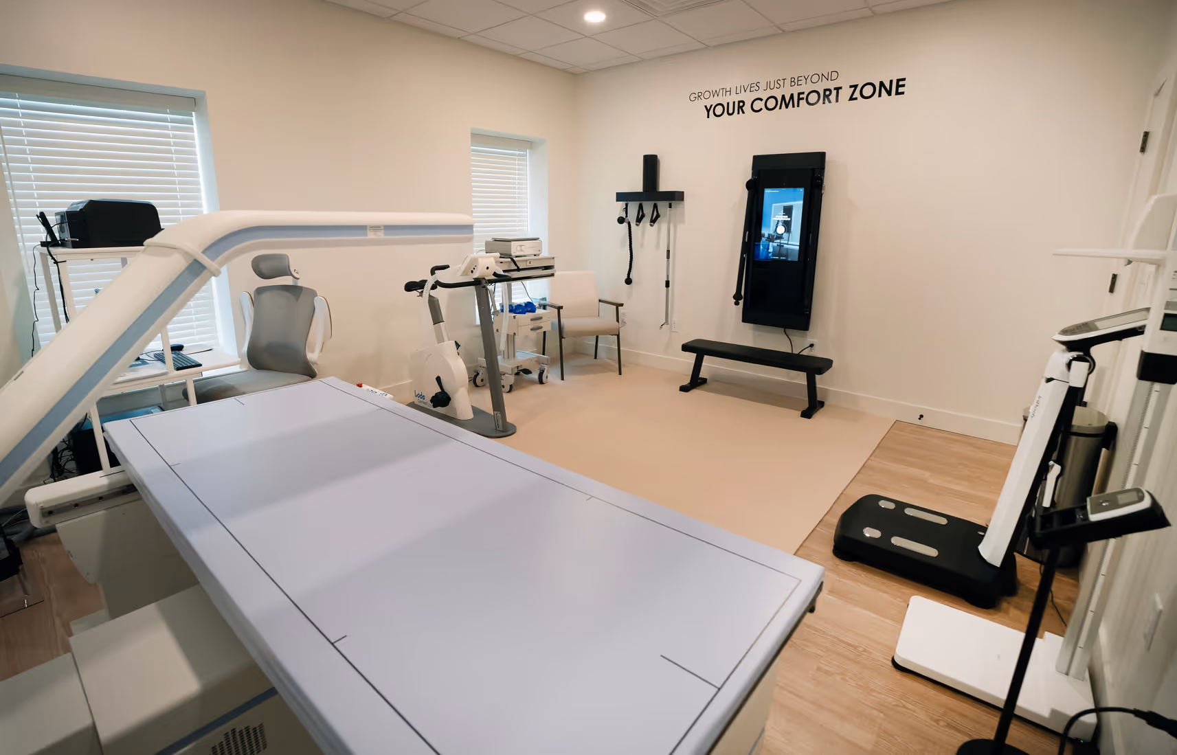 An exam room at Nova Wellness